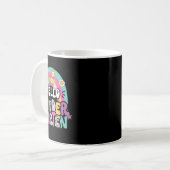 Hallo Kindergarten Zurück zur Schule Lehrer Junge Kaffeetasse (Vorderseite Links)
