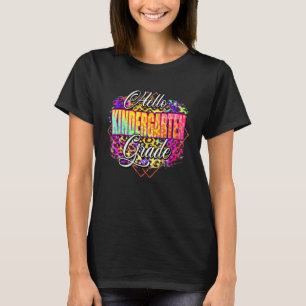 Hallo Kindergarten Zurück zur Schule Lehrer Schül T-Shirt