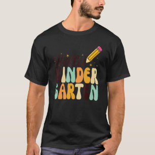 Hallo Kindergarten Zurück zur Schule Mädchen Junge T-Shirt
