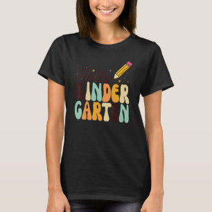Hallo Kindergarten Zurück zur Schule Mädchen Junge T-Shirt