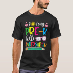 Hallo Kindergartener Lehrer Schüler Zurück zur Sch T-Shirt