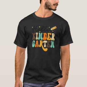Hallo Kindergartenteam Kindergärtnerin Zurück T-Shirt