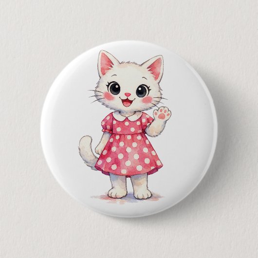 Hallo Kitty! Button (Vorderseite)