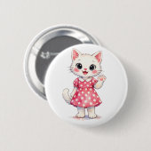 Hallo Kitty! Button (Vorne & Hinten)