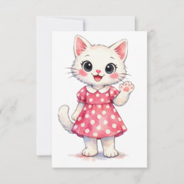 Hallo Kitty! Dankeskarte