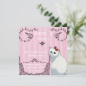 Hallo Kitty-extravagantes Party Einladung (Stehend Vorderseite)