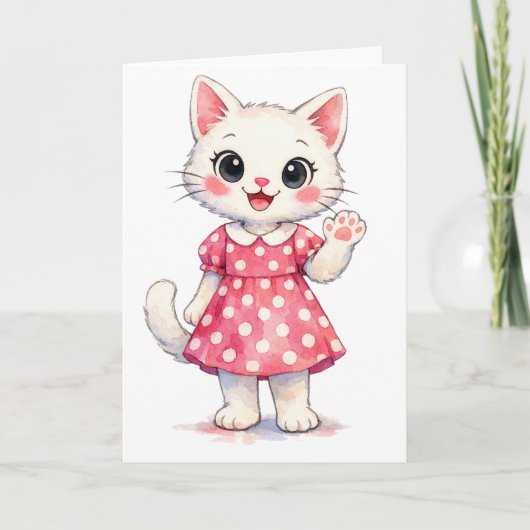 Hallo Kitty! Feiertagskarte (Vorderseite)