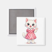 Hallo Kitty! Magnet (Vorderseite/Rückseite)