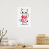Hallo Kitty! Poster (Küche)