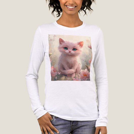 Hallo Kity Tri-Blend Shirt (Vorderseite)