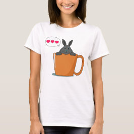 Hallo kleiner grauer Hase T-Shirt