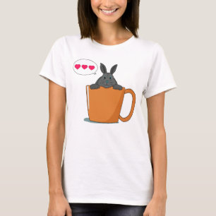 Hallo kleiner grauer Hase T-Shirt