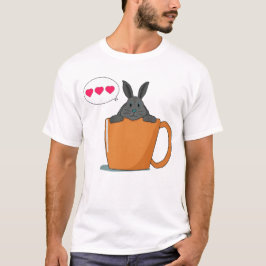Hallo kleiner grauer Hase T-Shirt