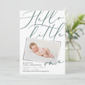 Hallo Kleines modernes Foto Ankündigung (Stehend Vorderseite)