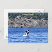 Hallo, komm einfach auf! postkarte (Vorne/Hinten)