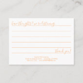 HALLO Kommentarkarte Visitenkarte (Rückseite)