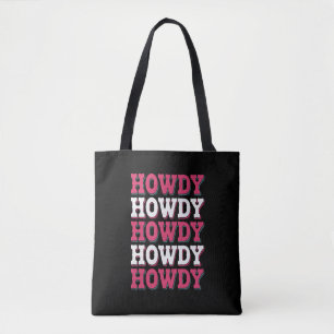 Hallo Kuh Western Country Vintage Cowgirl  Tasche