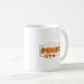 Hallo Kürbis Erntedankfest Kaffeetasse (VorderseiteRechts)