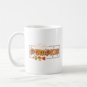Hallo Kürbis Erntedankfest Kaffeetasse