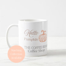 Hallo Kürbis Herbst-Branding für Boutique-Shop