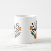 Hallo Kürbis Herbst Herbst Kaffeetasse (Mittel)