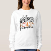 Hallo Kürbis Herbst Sweatshirt (Vorderseite)