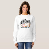 Hallo Kürbis Herbst Sweatshirt (Vorne ganz)