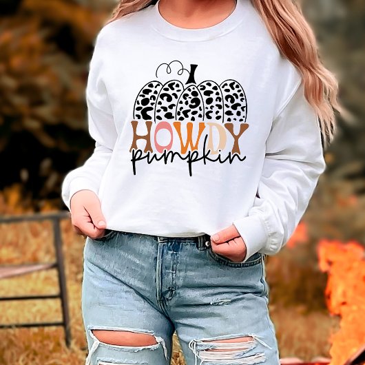 Hallo Kürbis Herbst Sweatshirt