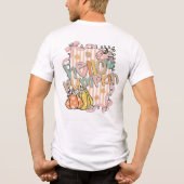 Hallo Kürbis Herbstsaison Tri-Blend Shirt (Rückseite)
