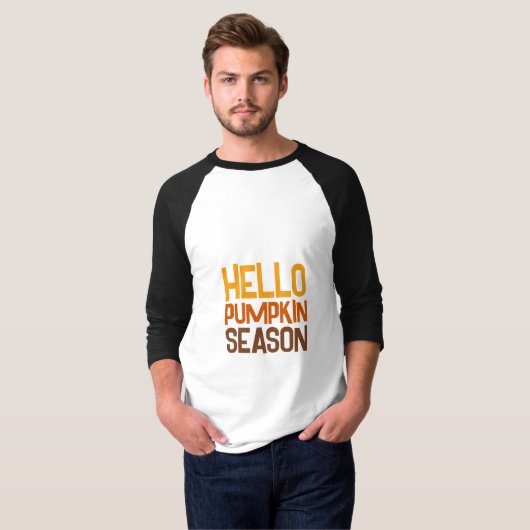 Hallo Kürbis-Saison T-Shirt (Vorne ganz)