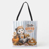 Hallo Kürbis Schönheit Tasche (Vorderseite)