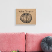 Hallo Kürin Leinwanddruck (Insitu (Wohnzimmer))