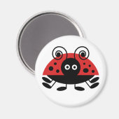 Hallo Ladybug Magnet (Vorderseite/Rückseite)