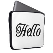 Hallo Laptop Sleeve (Vorne Rechts)