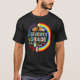 Hallo Leopard 7. Klasse Zurück zu Schulruhr T-Shirt