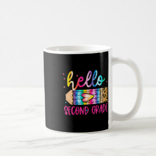 Hallo Leopard Tie Dye Bleistift süß Tee zweite Kla Kaffeetasse
