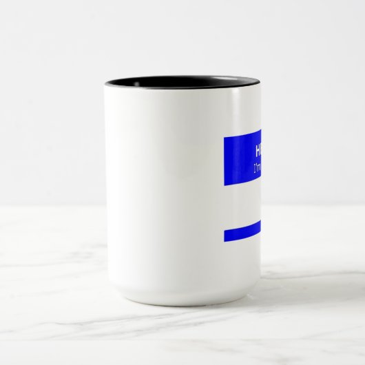 Hallo lese ich Wecker-Tasse Tasse (Zentrum)