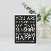 Hallo, Liebe Motivierend Zitat Leerzeichen Postkar Postkarte (Stehend Vorderseite)