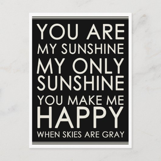 Hallo, Liebe Motivierend Zitat Leerzeichen Postkar Postkarte (Vorderseite)