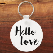 Hallo Liebe Schlüsselanhänger (Vorderseite)