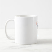 Hallo Liebe Watercolor Polar Bear Kaffee Tasse (Links)