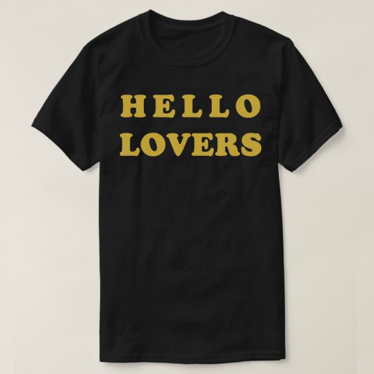 Hallo Liebhaber T-Shirt (Design vorne)