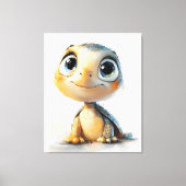 Hallo, Little Explorer! - Niedliche Turmwand Ar Leinwanddruck (Vorderseite)