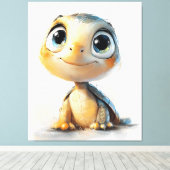 Hallo, Little Explorer! - Niedliche Turmwand Ar Leinwanddruck (Insitu (Holzboden))