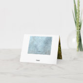 Hallo Little Kitty Danke Notecard (Rückseite)