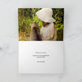 Hallo Little Kitty Danke Notecard (Innenseite)