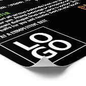 Hallo Logo, Übersetzer und Dolmetscher Poster (Ecke)