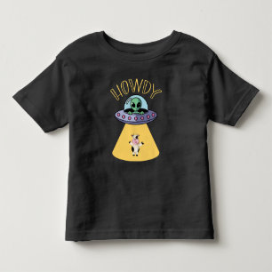 Hallo, Lustiges UFO-Grafik Kleinkind T-shirt