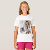 Hallo Mädchen Bild T-Shirt (Vorne ganz)