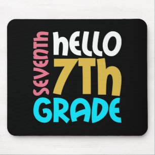Hallo Mädchen der zweiten Klasse Lehrer zurück zur Mousepad